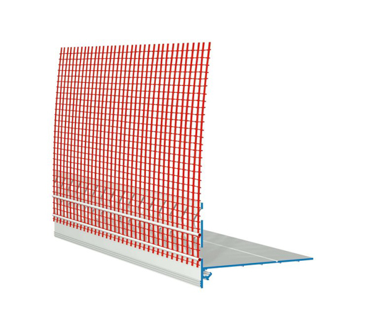 Baumit SockelkantenProfil PVC 2,0 mt mit Gewebe und Steckverbinder 2030321